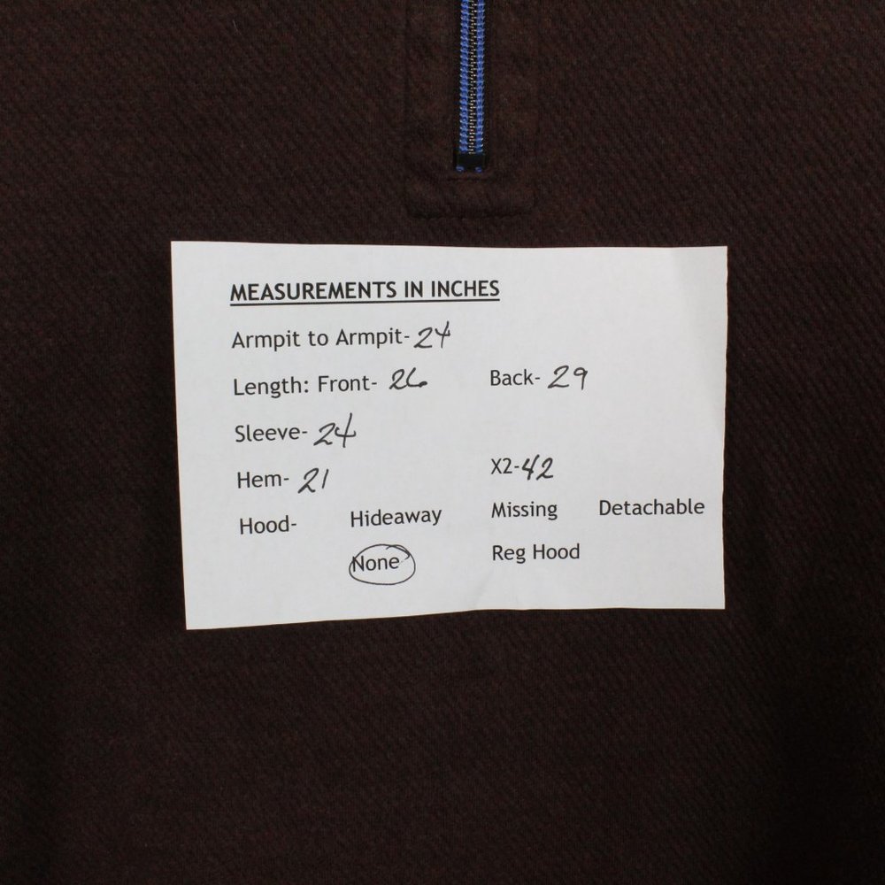 Tommy Bahama Brown Quarter Zip Long Sleeves Pullover Sweater Size Large - Picture 8 of 8